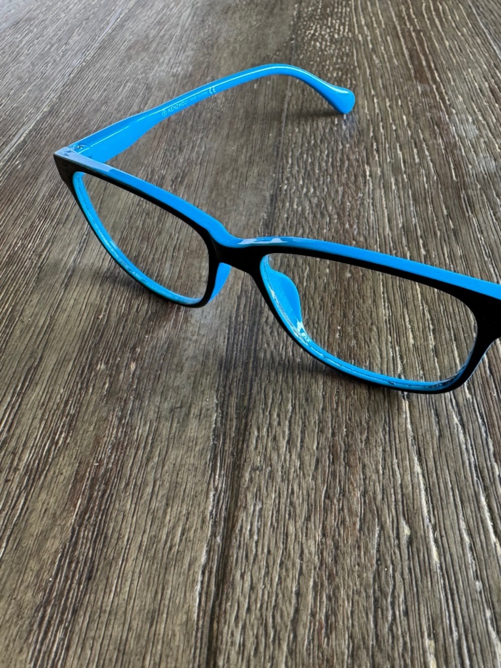 Blue Light Blocking Glasses Black & Blue Frame Lightweight Unisex Computer Glass